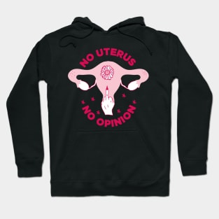 NO UTERUS NO OPINION / abortion rights Hoodie